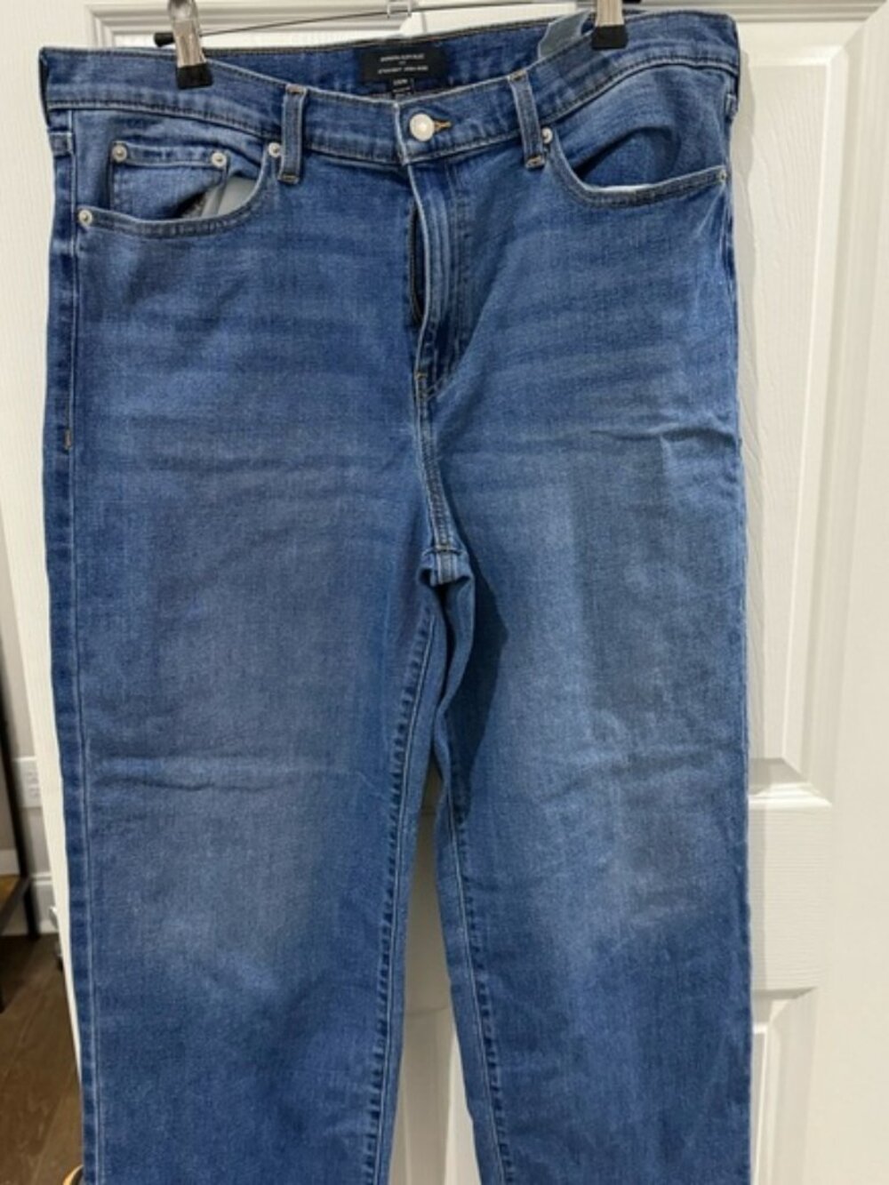 Banana Republic Straight Leg Jeans Women 33/16 Medium Wash Denim Classic Fit